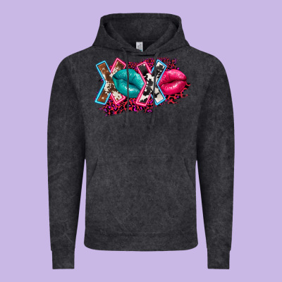 Western Xoxo Vintage Hoodie Designed By Fadigitalartstudio