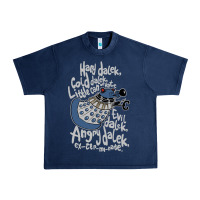 Navy Little can of hate movie special dalek Urban Heavy Tee - maiPhamDesign