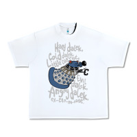 White Little can of hate movie special dalek Urban Heavy Tee - maiPhamDesign
