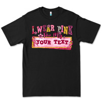 Black i wear pink for my custom Premium Tee - texasbilliewilder