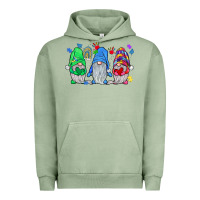 Pigment Oil Green autism gnome Urban Hoodie - JahusDesignShop