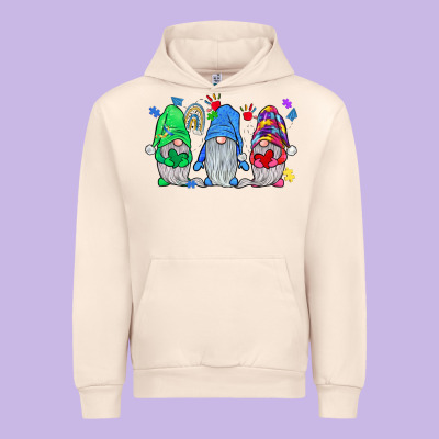 Autism Gnome Urban Hoodie Designed By Jahusdesignshop