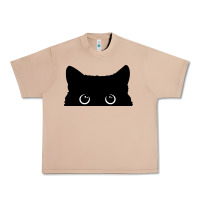 Burro Peeking Cat Urban Heavy Tee - maiPhamDesign