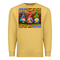 Antique Gold autism gnomes Premium Sweatshirt - AdoDesignShop