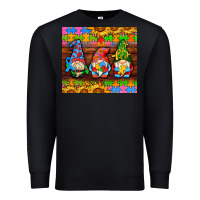Black autism gnomes Premium Sweatshirt - AdoDesignShop