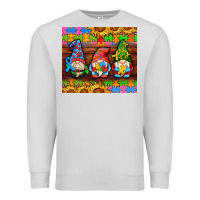 Dove Grey autism gnomes Premium Sweatshirt - AdoDesignShop