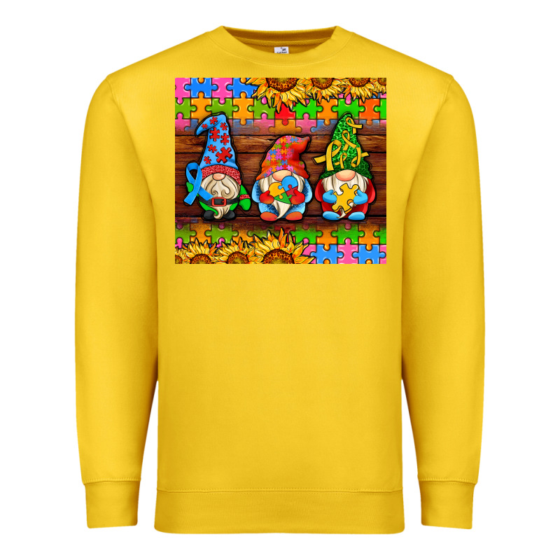 Autism Gnomes Premium Sweatshirt by AdoDesignShop | Teevron
