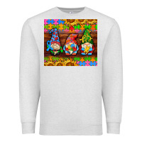 Oatmeal Heather autism gnomes Premium Sweatshirt - AdoDesignShop