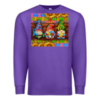 Purple autism gnomes Premium Sweatshirt - AdoDesignShop