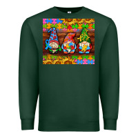 Sports Green autism gnomes Premium Sweatshirt - AdoDesignShop
