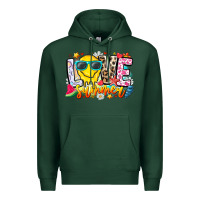 Sports Green Love Summer Premium Hoodie - CowhideDigitalArt