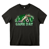 Asphalt Game day Soccer Heavy Core Tee - NancyCooperArtShop