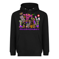 Black mardi gras  lvn licensed vocational nurse Heavyweight Hoodie - AdoDesignShop