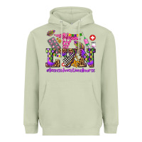 Matcha mardi gras  lvn licensed vocational nurse Heavyweight Hoodie - AdoDesignShop