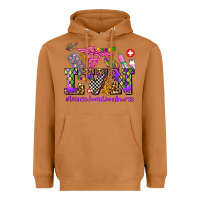 Meerkat mardi gras  lvn licensed vocational nurse Heavyweight Hoodie - AdoDesignShop