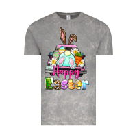 Cloud Rock Bunny Happy Easter truck Vintage Tee - CowGirlArtShop