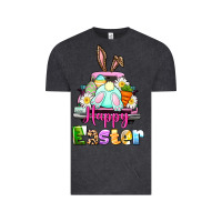 Vintage Black Bunny Happy Easter truck Vintage Tee - CowGirlArtShop