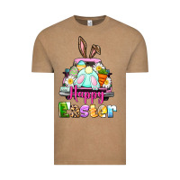 Vintage Coffee Bunny Happy Easter truck Vintage Tee - CowGirlArtShop