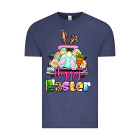 Vintage Denim Bunny Happy Easter truck Vintage Tee - CowGirlArtShop