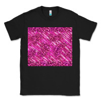 Black pink glitter with leopard pattern Classic Tee - TumblerDesignByShophia
