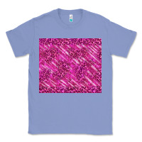 Colony Blue pink glitter with leopard pattern Classic Tee - TumblerDesignByShophia