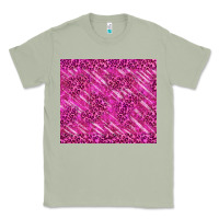 Matcha pink glitter with leopard pattern Classic Tee - TumblerDesignByShophia