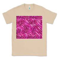 Mushroom pink glitter with leopard pattern Classic Tee - TumblerDesignByShophia