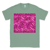 Sage pink glitter with leopard pattern Classic Tee - TumblerDesignByShophia