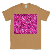 Toasted Coconut pink glitter with leopard pattern Classic Tee - TumblerDesignByShophia