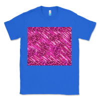 True Royal pink glitter with leopard pattern Classic Tee - TumblerDesignByShophia