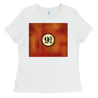 White magical train station Ladies Tee - TumblerDesignByShophia