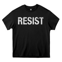 Resist United States America Protest Rebel Political Heavy Core Tee | Teevron