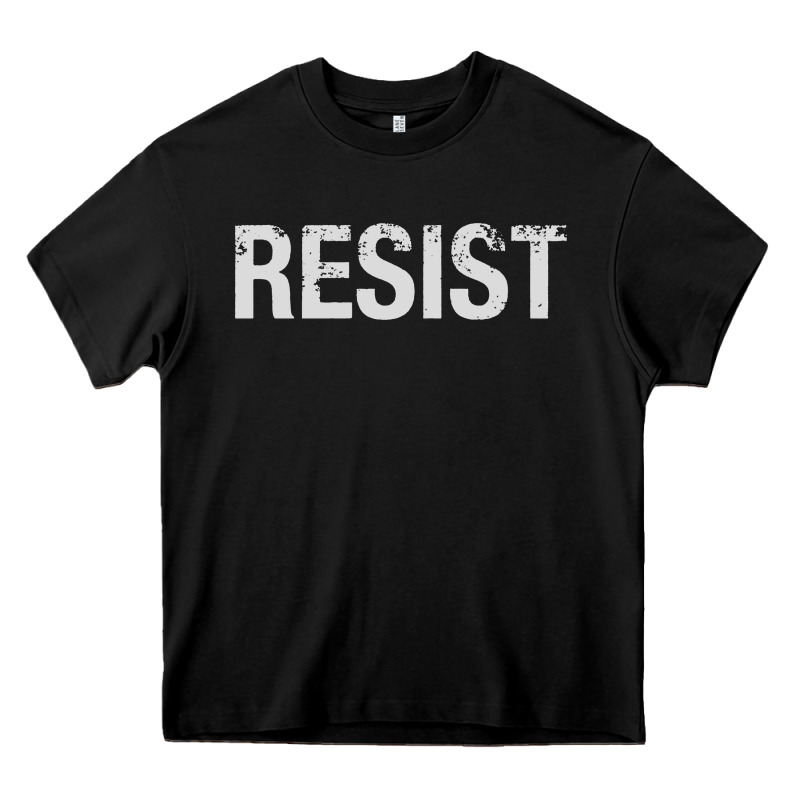 Resist United States America Protest Rebel Political Heavy Core Tee by maiPhamDesign | Teevron