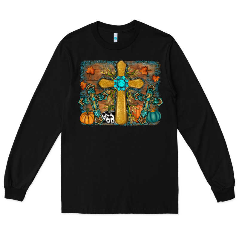 Fall Cross Long Sleeve Tee by RanaPortraitStore | Teevron