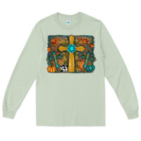 Matcha fall cross Long Sleeve Tee - RanaPortraitStore