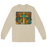 Mushroom fall cross Long Sleeve Tee - RanaPortraitStore
