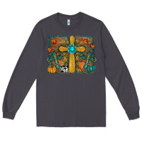 Smoke fall cross Long Sleeve Tee - RanaPortraitStore