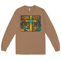 Toasted Coconut fall cross Long Sleeve Tee - RanaPortraitStore