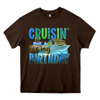 Chocolate Brown cruisin' for my birthday Heavy Core Tee - texasbilliewilder