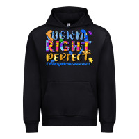 Black down right perfect Urban Hoodie - JahusDesignShop