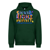 Forest Green down right perfect Urban Hoodie - JahusDesignShop