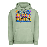 Pigment Oil Green down right perfect Urban Hoodie - JahusDesignShop