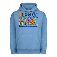 Pigment Pebble Blue down right perfect Urban Hoodie - JahusDesignShop