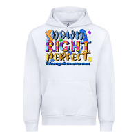 White down right perfect Urban Hoodie - JahusDesignShop