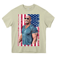 Mossy Dwayne The Rock Johnson Men Gift Heavy Core Tee - maiPhamDesign