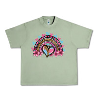 Oil Green valentine's day rainbow heart olivia Urban Heavy Tee - OliviaCreatesArt