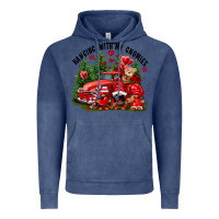 Vintage Denim Valentine's Day hanging with my gnomies Vintage Hoodie - FaDigitalArtStudio
