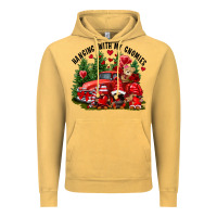 Vintage Mustard Valentine's Day hanging with my gnomies Vintage Hoodie - FaDigitalArtStudio