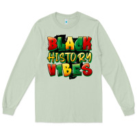 Matcha black history vibes Long Sleeve Tee - FaDigitalArtStudio