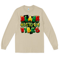 Mushroom black history vibes Long Sleeve Tee - FaDigitalArtStudio